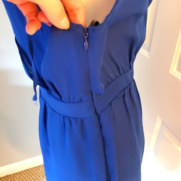 🏝3for $25 Super Cute Cobalt Blue Romper - Picture 2 of 4